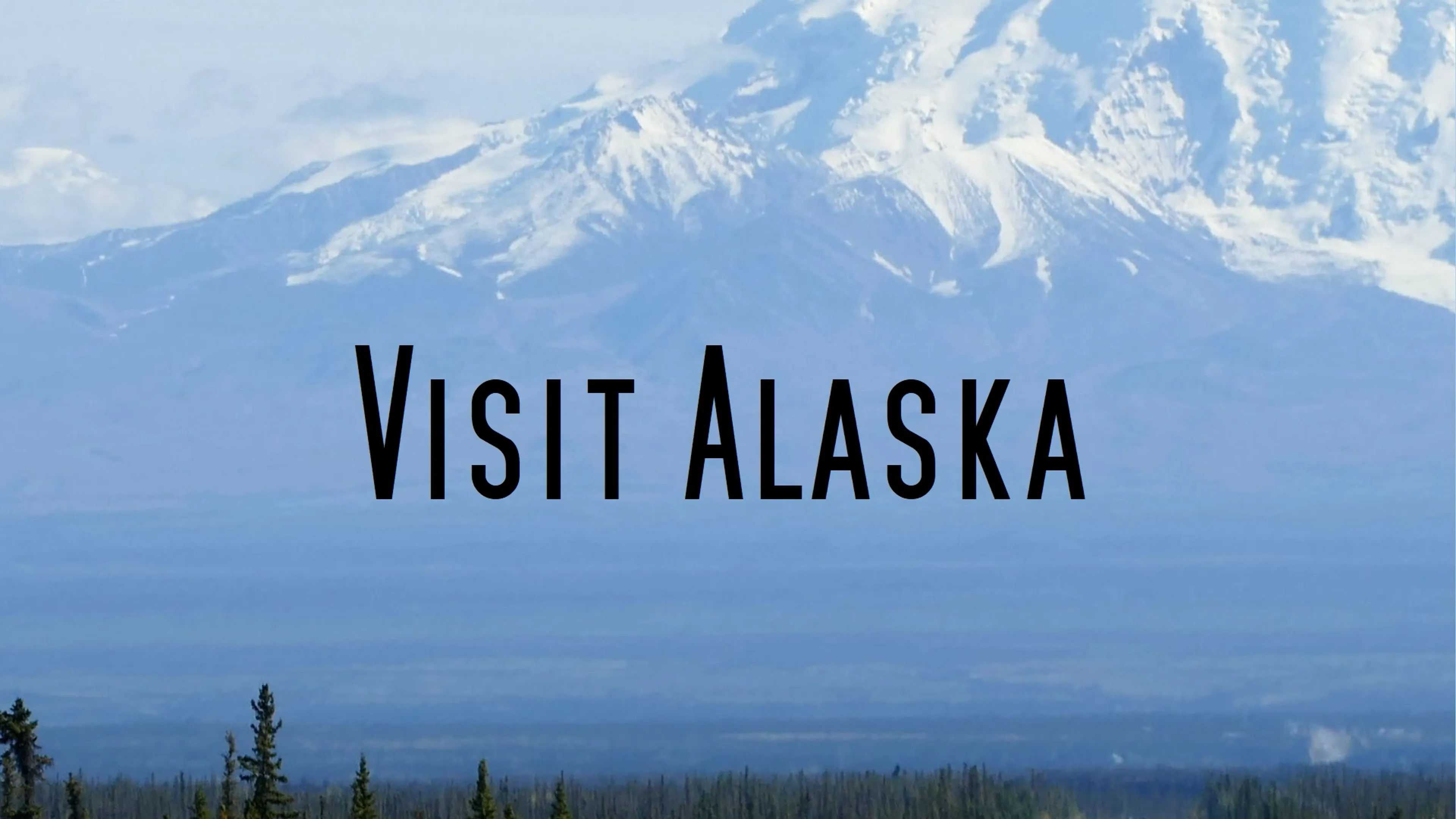 Visit Alaska poster
